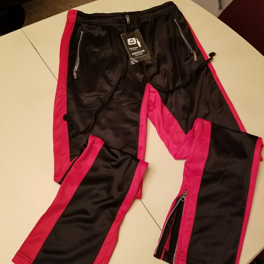 American Stitch Striped Jogger Size Med